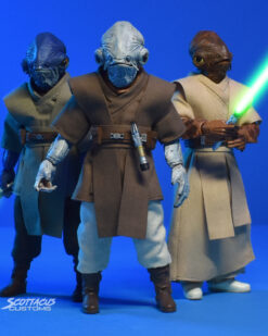 Star Wars Black Series - Mon Calamari - Admiral Ackbar- Jedi - space knight - scottacus customs