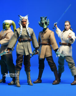 Space Knight Female custom jedi outfit soft goods black series