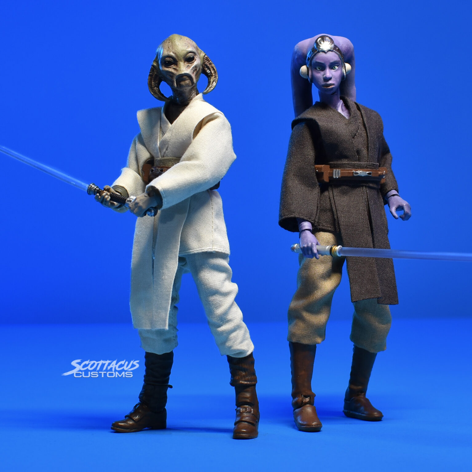 Space Knight Female custom jedi outfit soft goods black series