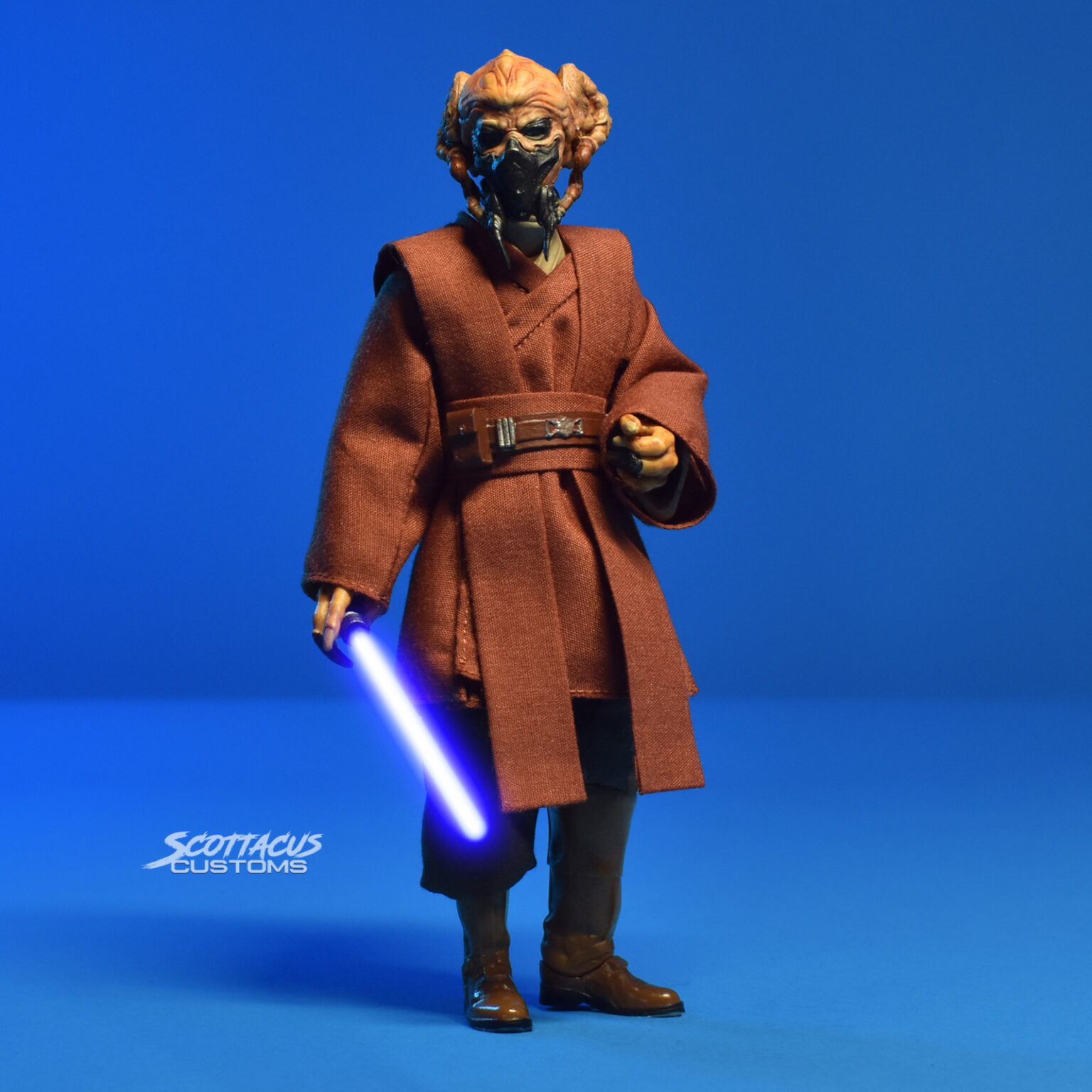 Star Wars - black series - Plo Koon - kilo for high Jedi Council - outfit - scottacus customs