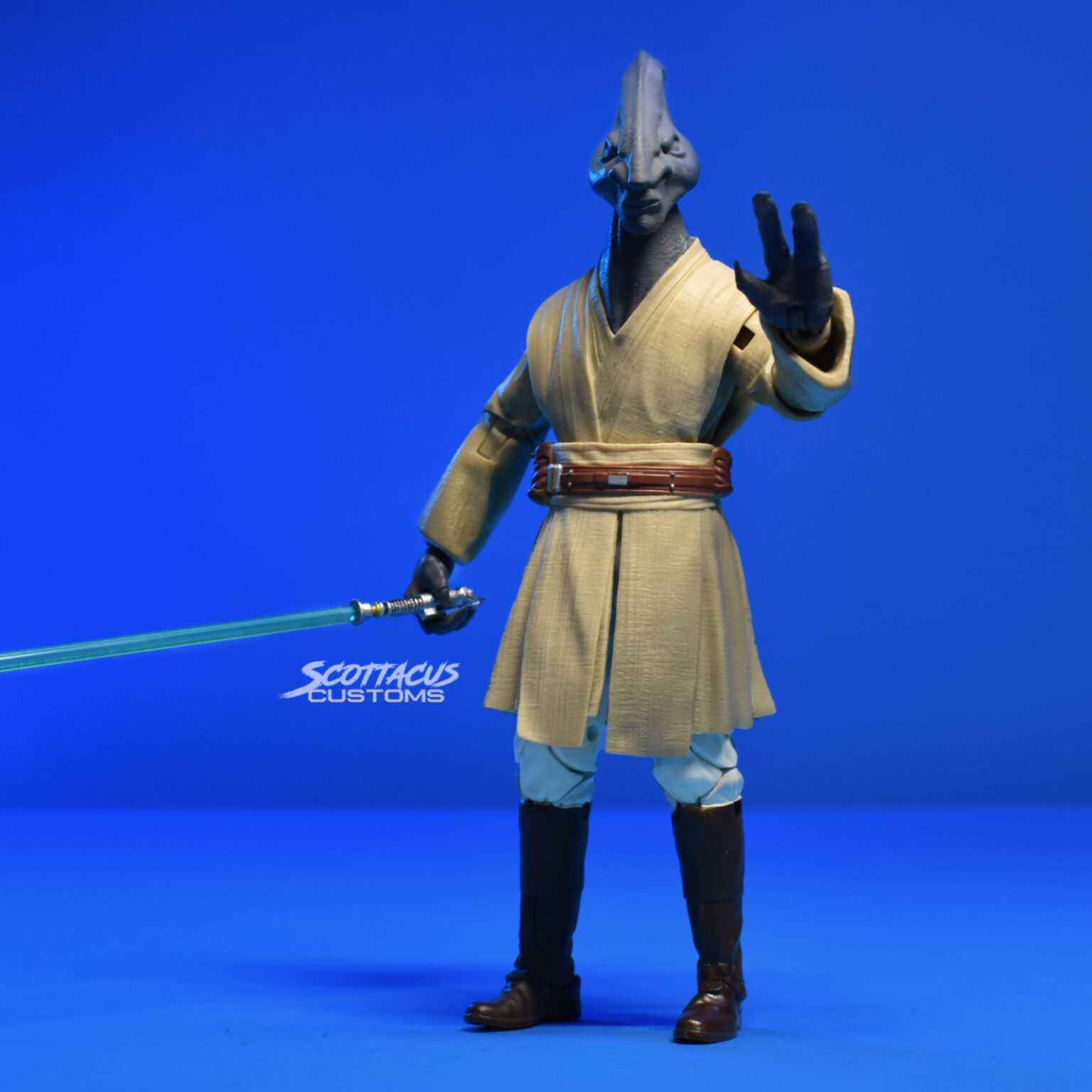 Star Wars - Black Series - Action Figure custom - Jedi arena battle - Coleman Trebor - Vurk _ Scottacus Customs