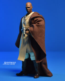 Star Wars black series- Mace Windu Jedi Council outfit - scottacus customs