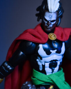 Scottacus Customs - Marvel Legends. - Dr Strange - Broother Voodoo Sorcerer Supreme red wired soft good cape and sash