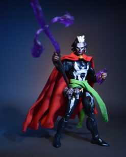 Scottacus Customs - Marvel Legends. - Dr Strange - Broother Voodoo Sorcerer Supreme red wired soft good cape and sash