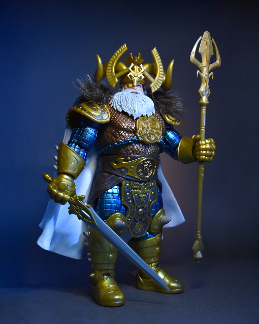 Scottacus Customs Marvel Legends Asgardian Odin All Father soft goods white comic cape wired