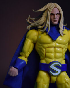 Scottacus Customs - Marvel Legends Sentry - comic soft goods wired cape