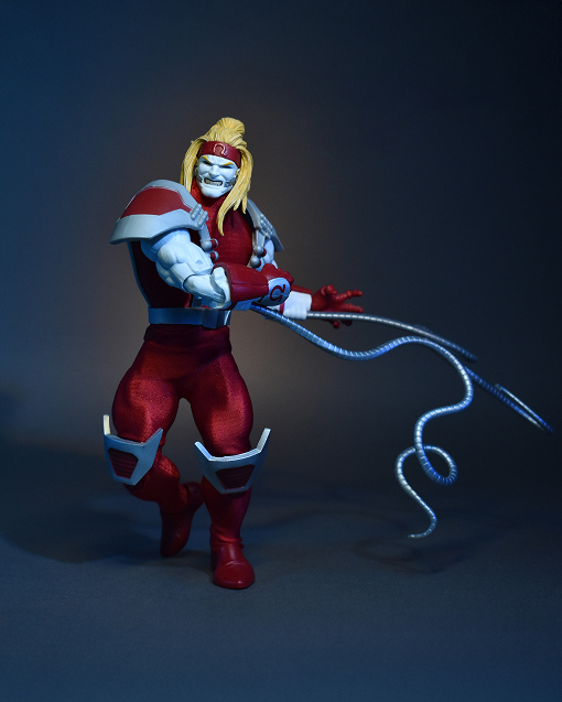 Scottacus Customs Marve Legends Omega red, soviet suit in red stretch fabric, 1/12 scale soft goods