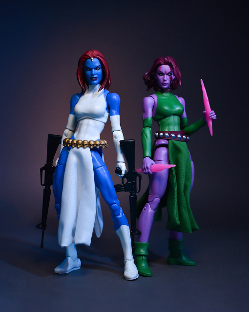 Scottacus Customs - Marvel Legends - x-men Mystique Soft good wired skirt blink