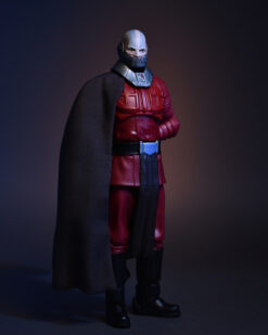 Scottacus Customs - Star Warrs Black Series Darth Malak- dark brown 1:12scale wired cape - Lightsaber