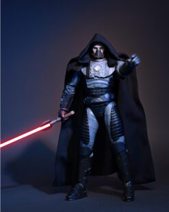 Scottacus Customs - Star Wars Black Series Darth Malgus - Wired back hooded cape - Lightsaber
