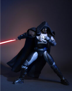 Scottacus Customs - Star Wars Black Series Darth Malgus - Wired back hooded cape - Lightsaber