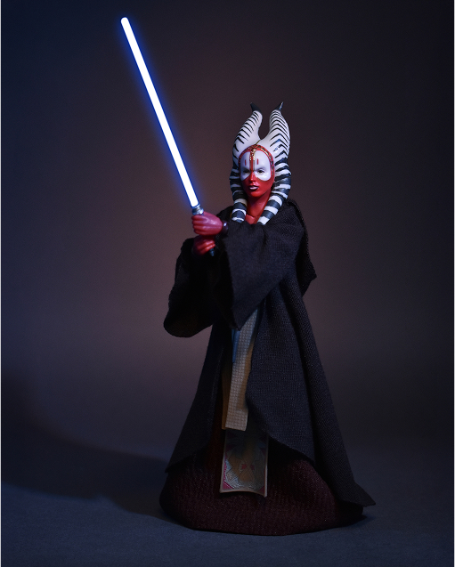 Scottacus Customs - Star Wars Black Series - revenge of the sith ep3 attack of the clone Master Shaak ti soft good robe and skirt