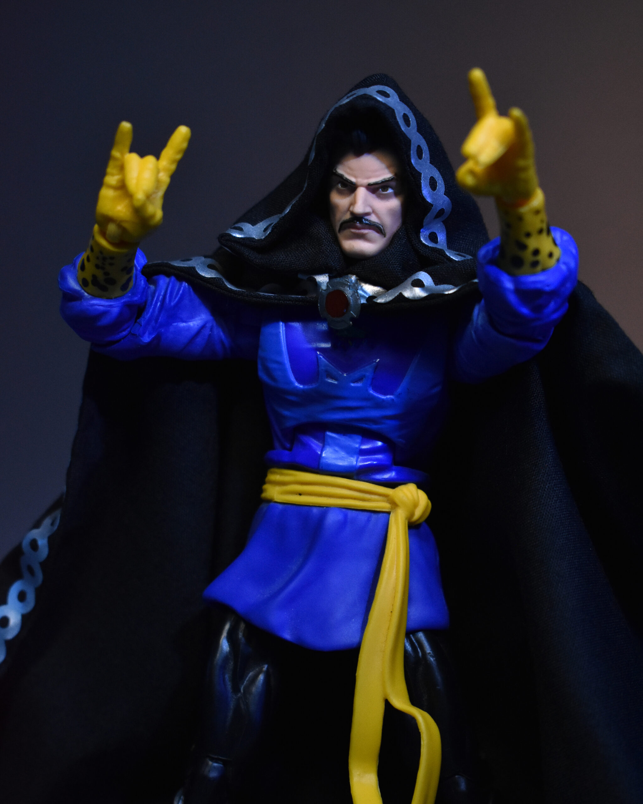Scottacus Customs - Marvel Legends Dr Strange - Steven Strange - Doctor Strange and the Sorcerers Supreme comic - black strange cape - wired sfot good action figure cape