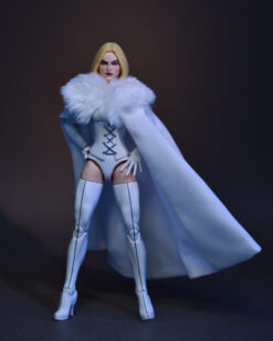 Scottacus Customs - Marvel Legends wired soft goods cape, hellfire emma frost, emma frost, white queen , cape xmen79