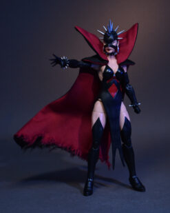 Scottacus Customs, Marvel Legends, Fantastic Four, Sue Storm Malice , Psycho-Man, punk sue storm, red and black cape, wired soft good cape, action figure soft goods 81