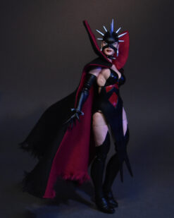Scottacus Customs, Marvel Legends, Fantastic Four, Sue Storm Malice , Psycho-Man, punk sue storm, red and black cape, wired soft good cape, action figure soft goods