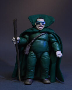 Scottacus Customs, Marvel Legends, Fantastic Four villain, Mole man, Harvey Elder, Moloids, Moleman wired soft good cape, green cape