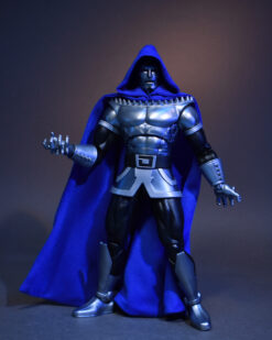 Scottacus Customs, Marvel Legends, Fantastic Four villain, Victor von Doom, Dr Doom, Doctor Doom 2099, earth928, blue cape, wired soft good cape, action figure soft goods 19